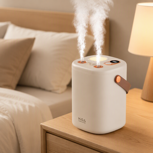 Kabelloser USB-Luftbefeuchter, leiser Nebel-Luftbefeuchter, Dual-Spray, wiederaufladbar, Tischgerät für Schlafzimmer und Büro - Product Image 6
