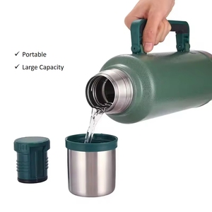 Cổ điển 1L 1.4L 1.9L thép không gỉ chân không Flask cách điện Tumbler cho cuộc phiêu lưu ngoài trời & cắm trại du lịch nhiệt chai nước - Product Image 3