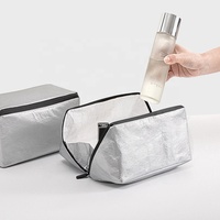 Bolsa de aseo de Venta caliente, bolsa de cosméticos Tyvek de viaje portátil, bolsa organizadora, bolsa de maquillaje
