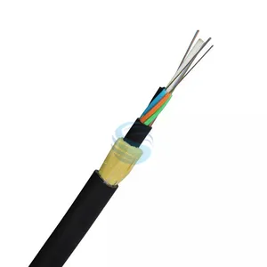 8 12 24 48 72 Fiber Count ADSS Fiber Optic Cable G652d Single Mode Aerial Self Supporting