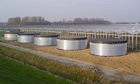 Maßgefertigter Verzinkter Stahl-Wassertank Silo Runder Glasfaserverstärkter Stahltank zur Trinkwasserspeicherung 10000-100000 Gallonen