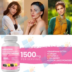 Capsules de glutathion liposomal 1500 mg à formule personnalisée, marque privée OEM, avec collagène et vitamine C pour hommes et femmes, pour éclaircir la peau - Product Image 6