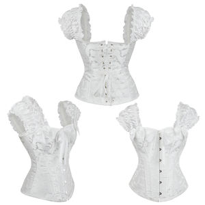 Traje Sexy Party Overbust Bustiers Barato Bloqueio Cintura Treinamento Espartilhos Atacado Plus Size - Product Image 1