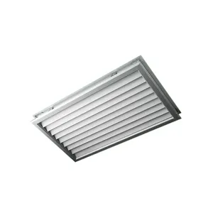 Rejilla de aluminio para puertas y ventanas, ventilación hvac de alta calidad