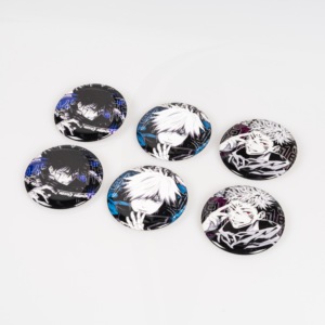 Tùy Chỉnh Anime Huy Hiệu Thiếc Vòng Trống Pin Nút Với An Toàn Pin Holographic Đồng Bằng Khuyến Mại Quà Tặng Bán Buôn - Product Image 5