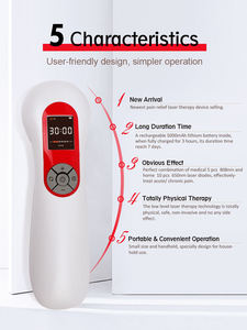 Tragbares Rotlicht-Massagegerät mit zwei Wellenlängen, einstellbarer Timer und Intensität zur Verbesserung der Schmerzlinderung bei Gelenken und Muskeln sowie zur Verbesserung der Wundheilung. - Product Image 3