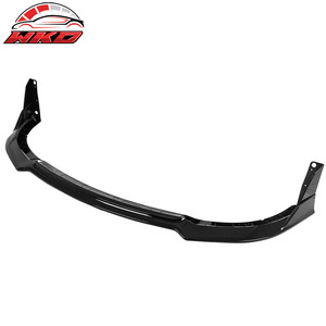 Compatible con Charger SRT 2015-2016 V4 Estilo B, Labio de Parachoques Delantero en Negro Brillante - Product Image 1