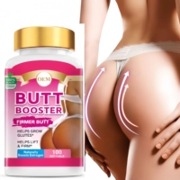 Booster de fesses pour femmes Grosses fesses fermes Amélioration de la hanche Capsules de gélules Supplément de fesses naturel