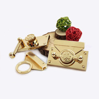 Accessoires de quincaillerie pour sacs Deepeel KY345, boucles de fermeture à torsion pour sacs à main, fermoirs à pression pour sacs, serrures de sac