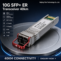 جهاز إرسال واستقبال بصري أصلي جديد من سيسكو SFP 10G ER بطول موجة 1550 نانومتر أحادي الوضع LC مزدوج لمسافة 40 كم DOM لمركز البيانات طراز SFP-10G-ER