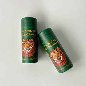 หลอดกระดาษแบบดันขึ้นได้ พิมพ์ลายตามสั่ง บรรจุภัณฑ์เปล่าสำหรับบาล์มแข็ง ครีมกันแดด โรลออน และผลิตภัณฑ์สำหรับริมฝีปาก - Product Image 3