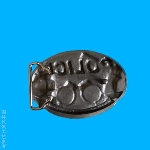 Hebilla de cinturón metálica personalizada para hombre, de aleación de zinc, estilo vintage plateado antiguo, para deportes y motociclismo. - Product Image 2