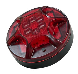 Feux de signalisation magnétiques LED 6V 360° °   Lampe de signalisation d'urgence à double mode stroboscopique pour pièces de camions lourds - Product Image 1