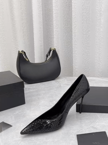 Tacones Altos Rojos para Mujer, Elegantes y Sexys, Zapatos de Tacón de Aguja para Boda, Plantilla de PU, Tacones Altos con Estilo Noble para el Verano, Estilo Versace - Product Image 2