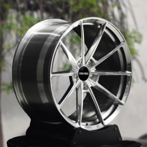 Ruedas forjadas TITAN FORCE 21x9 21x10.5 5x112 5x130 de 10 radios, completamente pulidas, para Mercedes Benz <span class=keywords><strong>Maybach</strong></span> S680 GLS600 - Product Image 3