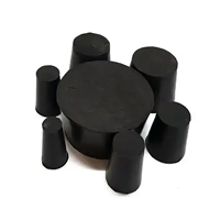 Bouchon rond en caoutchouc de silicone sur mesure, forme conique effilée, bouchon conique, petit bouchon rond solide en caoutchouc de silicone