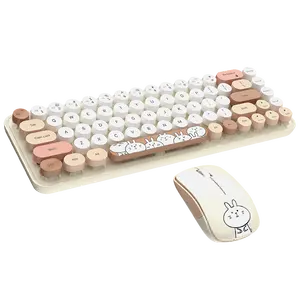 SQT SMK-676367AG Nova combinação elegante de teclado e mouse sem fio MINI 2.4G