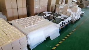 Gray Velvet Jewelry <strong>Display</strong> Stand 25 Slots <strong>Ring</strong> Holder Organizer for Retail Store Jewelry Shop Exhibition - Product Image 6