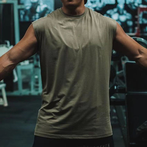 Abbigliamento Sportivo da Palestra per <span class=keywords><strong>Uomo</strong></span>, Vestiti per Allenamento, Canotta Personalizzata Larga per Fitness, Maglietta Senza Maniche per <span class=keywords><strong>Uomo</strong></span> - Product Image 3