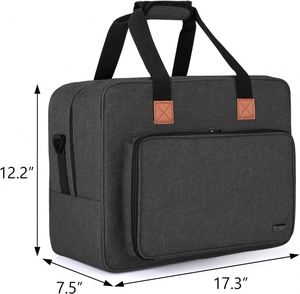 Free sample Multi-pocketed portable <b>carrying</b> <b>case</b> with universal sewing machine tote storage bag - Product Image 2