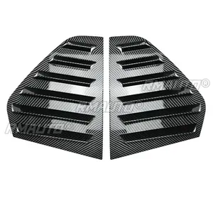 For VW Golf MK8 2020-2024 Body Kit Rear <b>Window</b> Side Vent Shutter Louver <b>Cover</b> Trim Carbon Fiber Look Car Accessories - Product Image 5