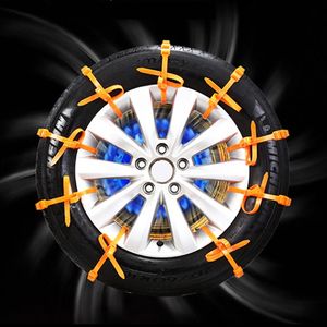 Roda ban mobil Anti selip, 10 buah rantai salju musim dingin luar ruangan darurat - Product Image 4