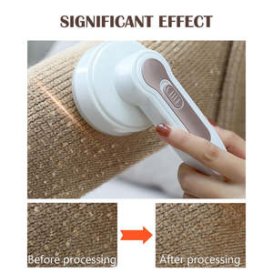 Removedor de Pelusas Eléctrico Portátil USB para Ropa, Afeitadora Manual de Tela para el Hogar y Hoteles, Limpiador de Suéteres, Removedor de Pelusas de ABS - Product Image 4