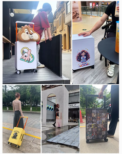 PC-Handgepäck-Trolley-Koffer Modernes Kofferset 20/24 Zoll Luxus-Reisetaschen Breiter Trolley Geschäftsreisetasche - Product Image 3