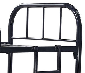 High Quality Black Bunk <b>Bed</b> Modern Metal Bunk <b>Bed</b> - Product Image 4