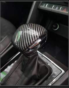 Copri Pomello del Cambio in Fibra di Carbonio per Skoda Octavia A7, Superb, <span class=keywords><strong>Kodiaq</strong></span>, Gt, Kamiq, Karoq, <span class=keywords><strong>Accessori</strong></span> Interni - Product Image 6