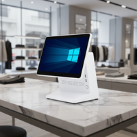 Sistem Kasir Elektronik All-in-One 15.6 inci, Prosesor Intel I3/I5, Sistem Operasi Windows, Penyimpanan SSD, RAM 2-8GB, Layar Sentuh Kapasitif