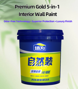 Peinture acrylique QIANGWEI, vente en gros d'usine, peinture écologique inodore pour la <span class=keywords><strong>maison</strong></span>, <span class=keywords><strong>couleur</strong></span> personnalisée, peinture murale intérieure à base d'eau, revêtement latex - Product Image 3