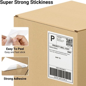 100x150 usps thể hiện địa chỉ nhãn 500 Fanfold Nhiệt vận chuyển nhãn 4x6 không thấm nước vận đơn sticker cho vận chuyển bao bì - Product Image 4