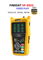 Findsat MINI 2.4 inci DVB-S/S2 Pencari Sinyal Satelit Digital Mendukung Pemutaran Video Analisis Spektrum VF-8922 Satfinder