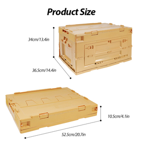 Hộp Đựng Đồ Cắm Trại Ngoài Trời Đóng Mở 50L, Hộp Đựng Đa Năng Trọng Lượng Nhẹ Có Thể Gập Lại Có Nắp - Product Image 5