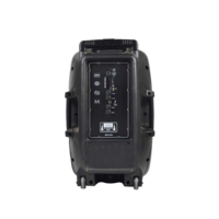 Speaker Trolley Portabel Sound Box Sistem Speaker 12 inci Amplifier Audio Isi Ulang