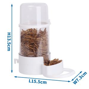 Comedero para pájaros, con diseño resistente, fácil de limpiar y sistema antipérdida; ideal para alimentar aves en jardines y - Product Image 1