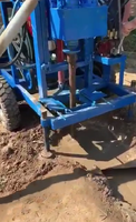 Foreuse rotative DTH montée sur camion haute efficacité 120m, composants de carottage de puits 150m avec moteur de pompe à engrenages