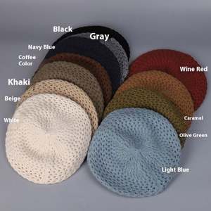 Nouvelle Arrivée 2025 – Béret Tricoté Automne Hiver pour Femme – Chaud, Couleur Unie, Décontracté, Tendance, Coloré et Pliable - Product Image 3