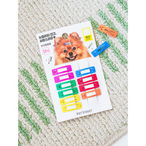 Per animali domestici portatili 12 perni quadrati di dimensioni personalizzate in plastica morbida e TPR comodo piccolo stile per la toelettatura del cane - Product Image 1