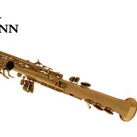 Ehrman Professional Treble Drop B Lacquered Gold Split Brass Saxophone