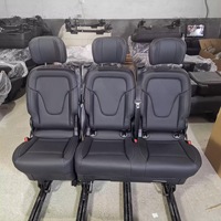 Asiento Sofá Cama Original de Fábrica para Benz Vito W447 Negro Beige, Piezas de Desmontaje Nuevas y Originales