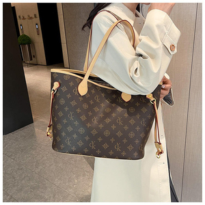 Sac à Bandoulière Simple et Tendance Imprimé Rétro pour Femme, Sac Fourre-tout Grande Capacité pour Voyage d'Affaires - Product Image 1