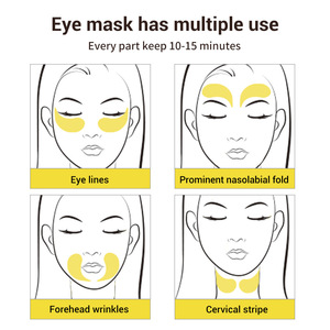 Mascarillas <span class=keywords><strong>de</strong></span> Ojos LANBENA con <span class=keywords><strong>Oro</strong></span> 24K para Eliminar Ojeras, Bolsas en los Ojos y Arrugas en la Frente, Parches <span class=keywords><strong>de</strong></span> Ojos con Ácido Hialurónico, Retinol y Perla Negra - Product Image 5