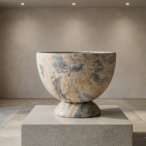 Pots de fleurs en fibre de verre sculptés à la main pour la décoration de jardin, prix de gros, pots de jardin durables, légers et écologiques - Product Image 6