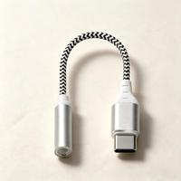 Nylon-Jacke DC-Verlängerungskabel Audio Typ C auf 3,5mm Buchse mit 1 Jahr Garantie