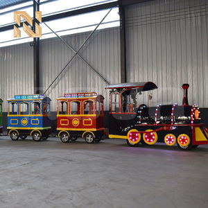 NOVA RIDES Train électrique sans rails 24 places 3kW Train touristique avec une autonomie <span class=keywords><strong>de</strong></span> 100 km Manège pour centres commerciaux Parcs CE - Product Image 4