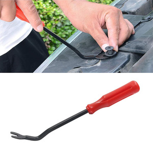 Outil de démontage de clips de panneaux de porte de voiture, tournevis de 6 pouces en métal rouge pour garnitures intérieures, réparation automobile - Product Image 5