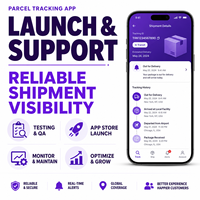 Soluciones de Aplicaciones de Seguimiento de Paquetes Personalizadas para IOS y Android con Notificación de Estado de Seguimiento Multicompañía LionCreate