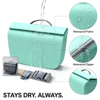 Bolsa Impermeable con Cierre de Gancho y Bucle, 3L, con Marco Externo, Apertura con una Sola Mano, Riñonera/Bandolera, Directo de Fábrica